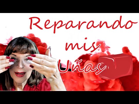 REPARANDO MIS UÑAS ACRÍLICAS💅 FIXING MY ACRYLIC NAILS🤚ASMR