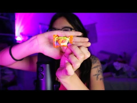ASMR mouthsounds con chicle ✨ | chewing gum 🫧