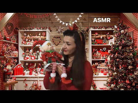 ASMR ROLEPLAY DEPENDIENTA DE ARTICULOS DE NAVIDAD 🎄  / EN ESPAÑOL