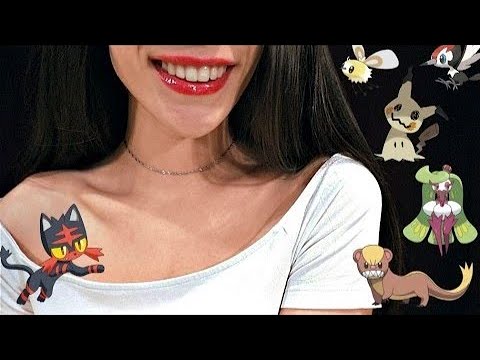 ASMR Whisper Ear To Ear - New Pokemon Sun & Moon 🐝 ♥ [RECOVERED VIDEO]