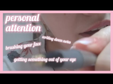 the best personal attention triggers 😍💤 [face brushing, getting something out of your eye]