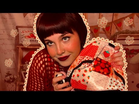 ASMR Autistic Survival Kit 🍒🌟🎒(neurodivergent friendly, tingly, go bag)