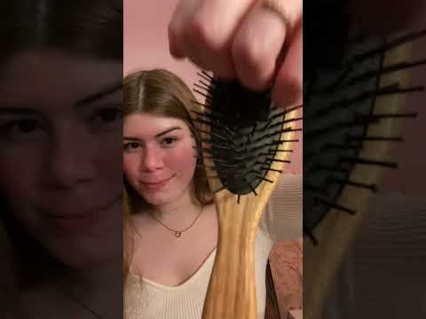 ASMR HAIR BRUSH SOUNDS #shorts #asmrsounds #asmr