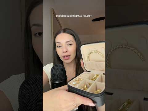 ASMR PACKING MY BACH JEWELRY #asmr #jewelry #amazonfinds