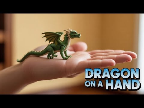 I Brought a Dragon to Life on My Hand…And It SOARED! 🐉✨