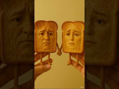 Talking Bread ASMR… Why Are They Scared! 🍞 #asmr #satisfying #relaxing