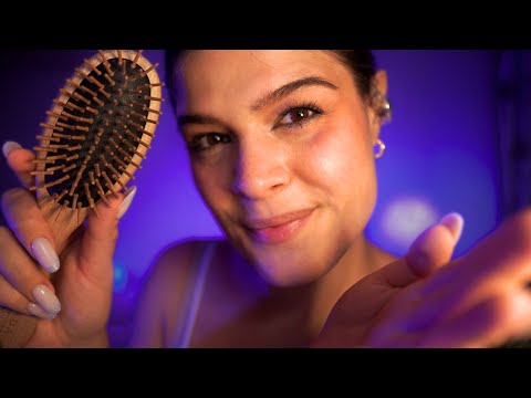 CALMING ASMR Ti coccolo e ti spazzolo i capelli - Leyered Sounds (Humming dal minuto 13:17)