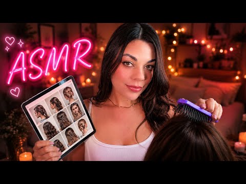 ASMR: Amiga Faz Penteado Em Você 🪮🧴