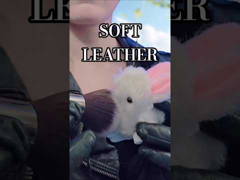 Leather Easter Babies🐣 #asmr #relax #binaural #3dio #leather #gloves #easter #triggerwords #brushing
