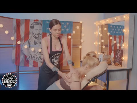 Soft Feathers ASMR Massage by Barber Lady Sandra for Girls