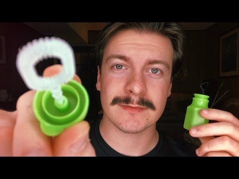 [ASMR] Visual ASMR Triggers with Lime Green Bubble Wand