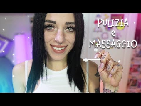 PULISCO E MASSAGGIO LE TUE ORECCHIE 👂 | ASMR