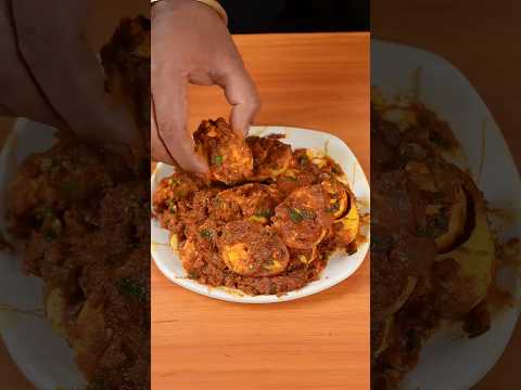 🍳 ASMR Tawa Egg Masala 🔥 | Spicy Street Style Egg Recipe 🤤 | No Talking #shorts #asmr #short