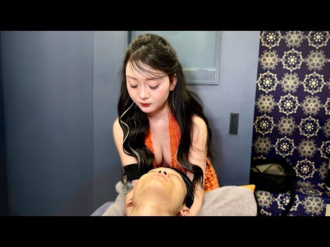 ASMR - A young cute girl solved the real problem in my body.