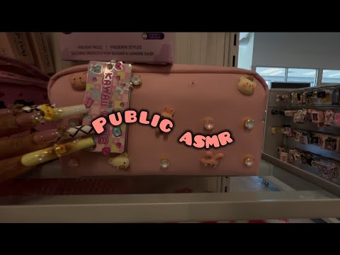 PUBLIC ASMR IN TJMAXX | Purse 👛 Tapping, Camera Scratching, Clicky Whispers & More!