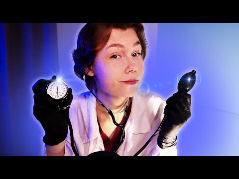 🩺АСМР осмотр у терапевта ┃проверка здоровья┃ASMR exam by a therapist