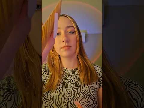 asmr a quick hair comb
