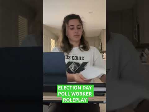 Election Day Poll Worker ASMR Roleplay  #asmrroleplay #lofiasmr #softspokenasmr