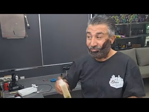 Dyeing My Beard LIVE with ASMR Sounds – You Decide If I Shave!