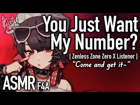 Shark Waitress Plays Hard To Get [F4A][Ellen Joe ZZZ X Listener][GF Roleplay ASMR]