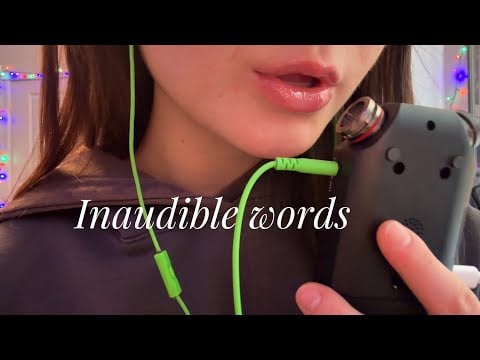 ASMR Guess the Inaudible French Word (Tascam Edition) 🎙️