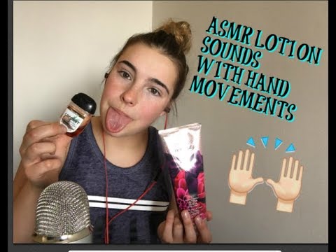 ASMR Hand Movements with Lotion/Soap/Squishy Sounds