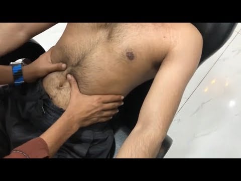 Chest & Belly Massage | Full Relaxation Session | Stress Relief Therapy