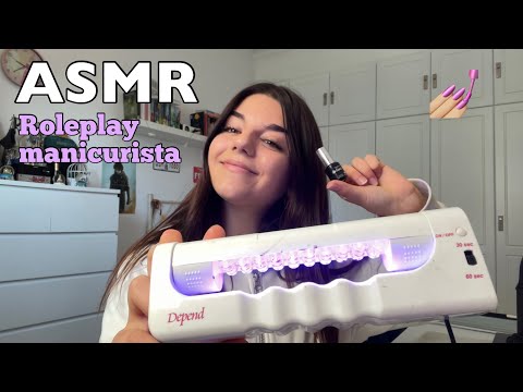 ASMR / Roleplay MANICURISTA (te hago las uñas permanentes) 💅🏼💗