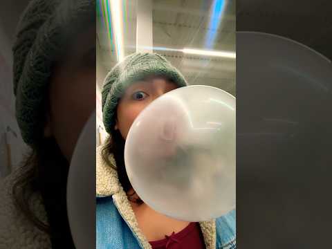 BUBBLE ASMR | blowing a HUGE bubble blowing gun sounds #bubble #burlington
