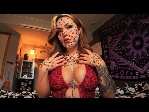 asmr- body gems scratching & tapping ❤️
