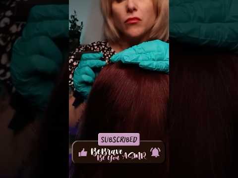 ASMR Real Person Scalp Check #bebravebeyouasmr #asmr #asmrrealperson #asmrscalpcheck