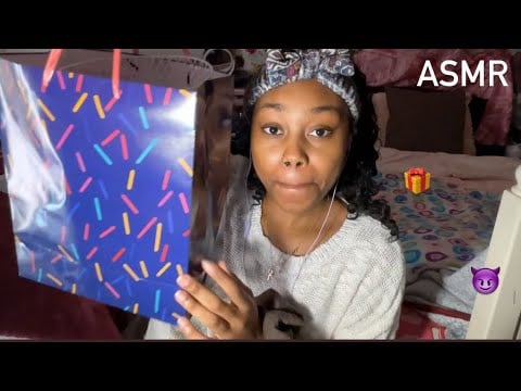 ASMR| Mean Bestie Packs Your Gift Bag For You ASMR Roleplay😈🎉🎁
