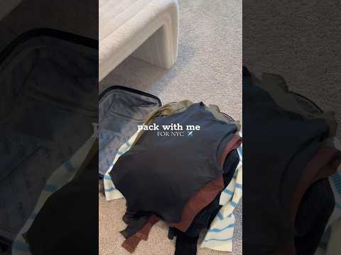 ✈️ #packing #asmr #packwithme #packfornyc#thanksgiving #foryou #fyp #parati #ASMR