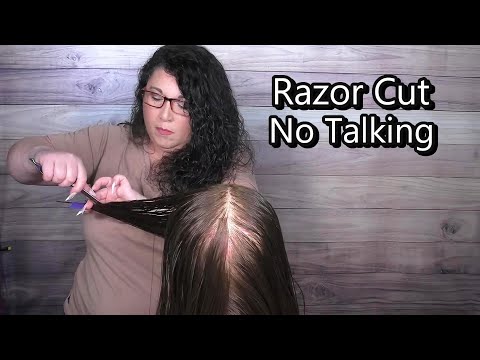 ASMR Razor Cut Roleplay (NO TALKING)