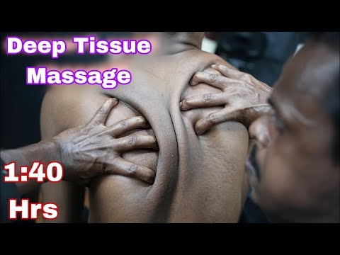 Best Deep Tissue Massage Compilation | ASMR Head And Body Massage By Strong Wrist Barber