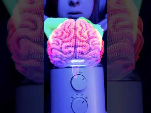 ASMR mic brushing #short