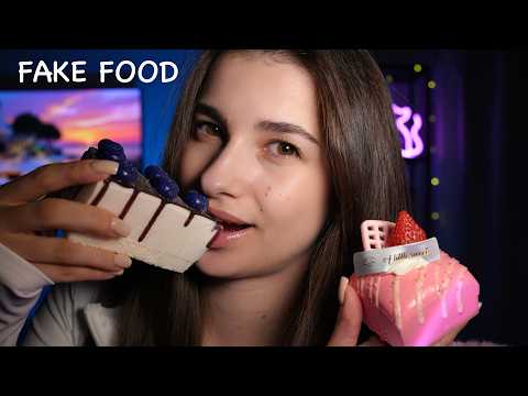 Asmr | Fake Food & Eating👄🍫Mouth Sounds