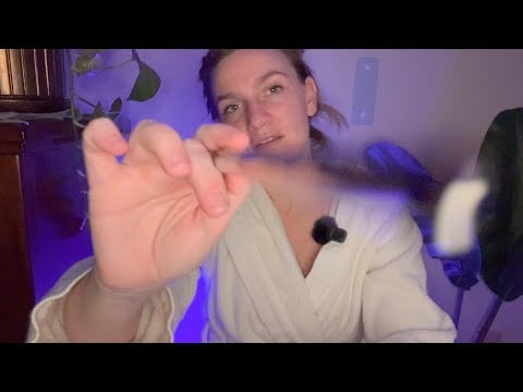 ASMR | Your cousin (sorta) paints your portrait during a snowstorm