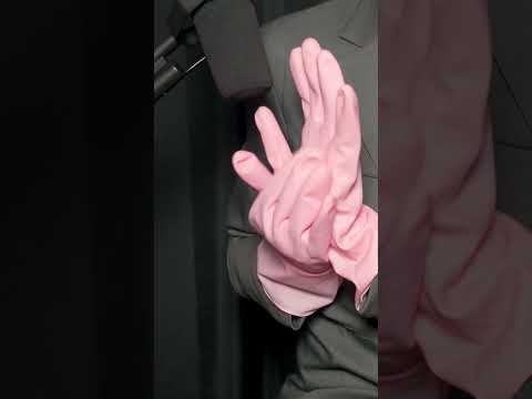 ASMR dishwashing glove sounds (5) #asmr #asmrsounds #gloves