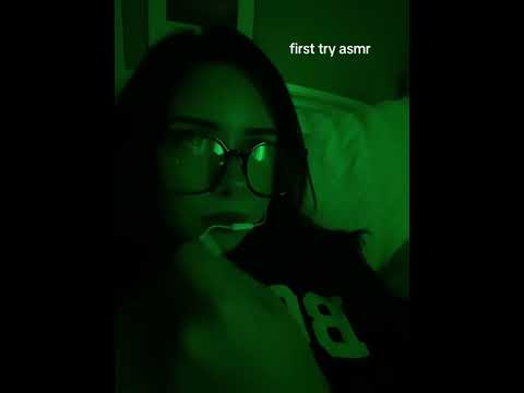 my first ever asmr video!! #asmr #lowqualityasmr #mouthsounds #sleepy