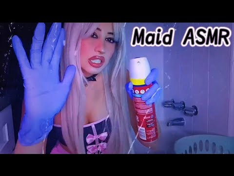 🩷Maid ASMR●flirty sweet maid roleplay●relaxing