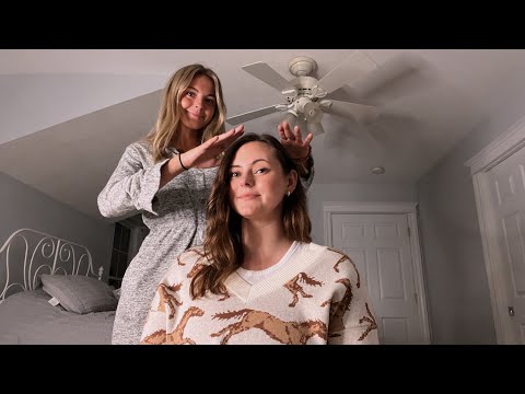 ASMR | Real Person Hair and Back Relaxation | Light Touch Massage