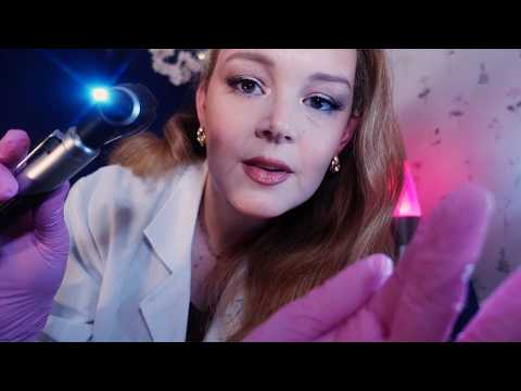 ASMR Ear Exam & Scalp Check | Ear to Ear Tingles for Sleep