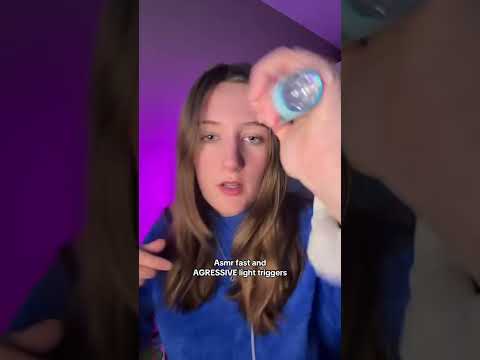 Asmr blinding you with agressive lights 🥰 #asmr #agressiveasmr #lighttriggers #asmrvideos