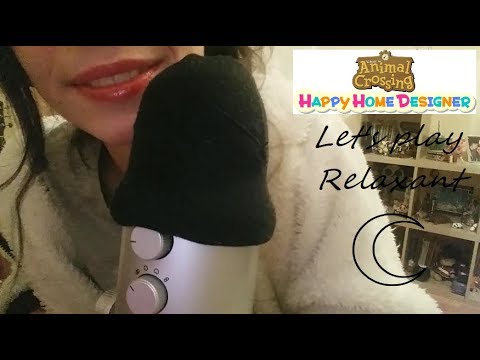 Let's play relaxant - Animal Crossing Happy Home Designer - ASMR Français