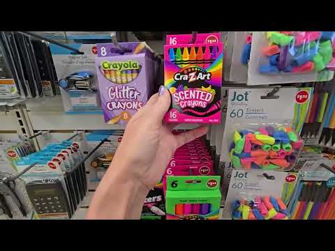 Dollar Tree Back-to-School 2025 Walk-Through (Soft Spoken)