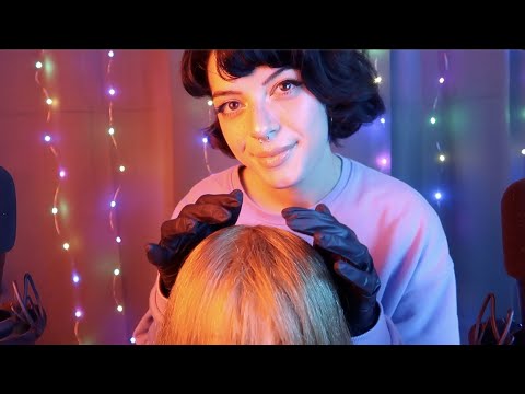 ASMR | Super Tingly Scalp Check / Hair Brushing / Head Massage Session 🙌