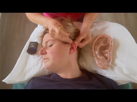 ASMR Ear Seed Treatment with Ear Attention & Kinesiology | Unintentional ASMR Real Person