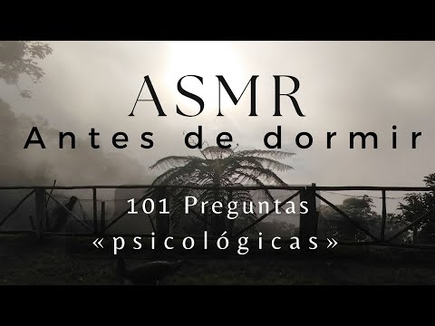 Haciéndote 101 preguntas personales al dormir- CIERRA LOS OJOS - Ep. 2 ASMR psicológico esta noche