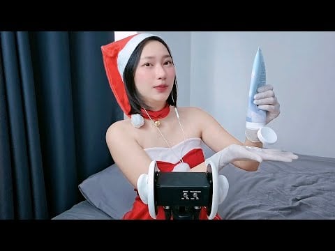 ASMR Lotion Ear Massage Latex Gloves [ Scratching, Tapping, Touching ]🧴🧤